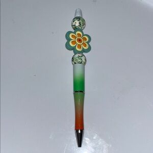 Floral Design Multicolor Pen